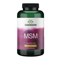 SWANSON MSM 500 mg 250 kapsułek