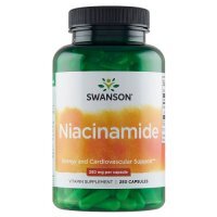 Swanson Niacyna 250 mg, 250 kaps.