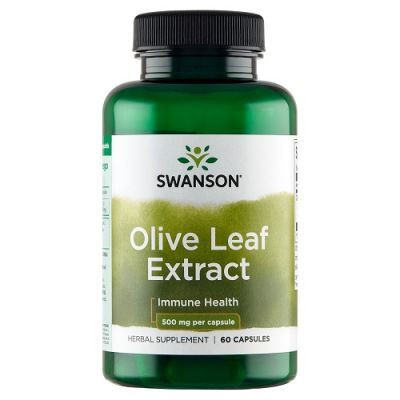 SWANSON OLIVE LEAF EXTRACT 500 mg 60 kapsułek