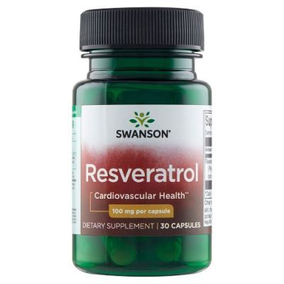 SWANSON RESWERATROL 100 mg 30 kapsułek