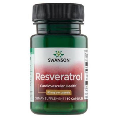 SWANSON RESWERATROL  50 mg 30 kapsułek