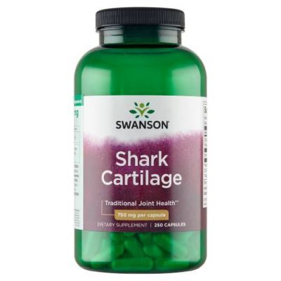 SWANSON Shark Cartilage (Chrząstka rekina) 250 kapsułek