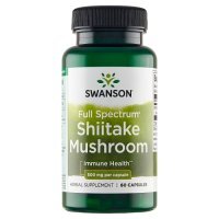 SWANSON Shiitake mushroom 500mg, 60 kapsułek