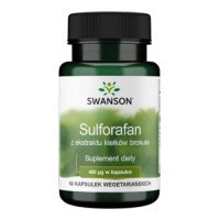 SWANSON Sulforafan 400 mcg 60 kapsułek