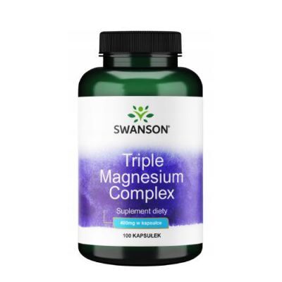SWANSON Triple Magnesium complex, 100 kapsułek