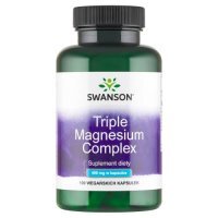 SWANSON TRIPLE MAGNESIUM COMPLEX 100 kapsułek