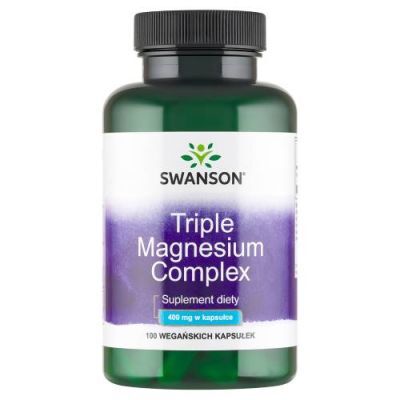 SWANSON TRIPLE MAGNESIUM COMPLEX 100 kapsułek
