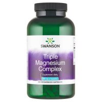 SWANSON TRIPLE MAGNESIUM COMPLEX 300 kapsułek