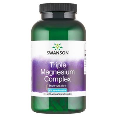 SWANSON TRIPLE MAGNESIUM COMPLEX 300 kapsułek