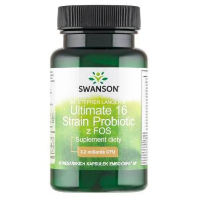 SWANSON ULTIMATE 16 STRAIN PROBIOTIC 60 kapsułek