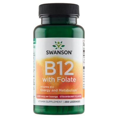 Swanson Witamina B-12 1000 mcg, 250 tabl. do ssania