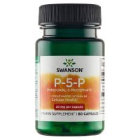 SWANSON WITAMINA B-6  P-5-P koenzymatyczna 60 kapsułek