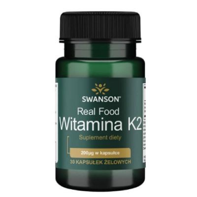 SWANSON WITAMINA K2 NATURALNA 200 mcg 30 tabletek