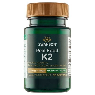 SWANSON WITAMINA K2 NATURALNA 200 mcg 30 tabletek