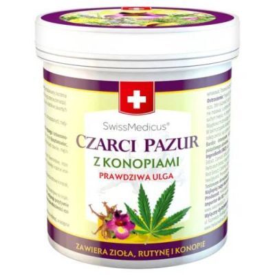 SwissMedicus Czarci Pazur z konopiami, 250 ml