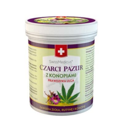 SWISSMEDICUS Czarci Pazur z konopiami, 500ml
