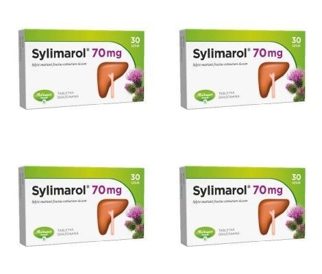 4 x SYLIMAROL 70 mg 30 tabletek