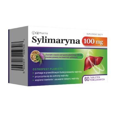 GJ PHARMA Sylimaryna 100 mg, 60 tabl.