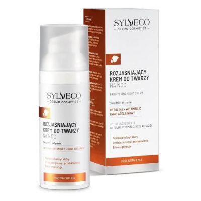 Sylveco Dermo Przebarwienia Rozjaśniający krem do twarzy na noc, 50 ml KRÓTKA DATA 31.05.2026