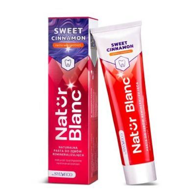 SYLVECO Natur Blanc Pasta do zębów remineralizująca SWEET CINNAMON, 100 ml