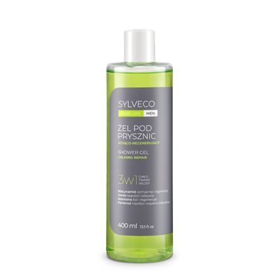 Sylveco Pure Line Men Kojąco-regenerujący żel pod prysznic 3w1, 400 ml