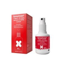 Symplisept 1 mg/g + 20 mg/g aerozol na skórę, roztwór, 50 ml
