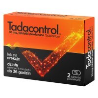 TADACONTROL 10 mg, 2 tabletki powlekane