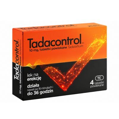 Tadacontrol 10 mg, 4 tabletki powlekane