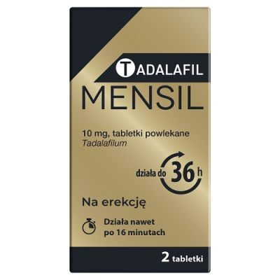 TADALAFIL MENSIL 10 mg 2 tabletki powlekane