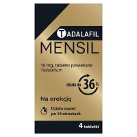 Tadalafil Mensil 10mg, 4tabl. powl.