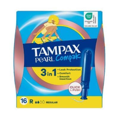 TAMPAX PEARL Compak REGULAR 16 sztuk