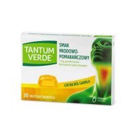 TANTUM Verde 3mg Miodowo-pomarańczowe, 30 pastylek