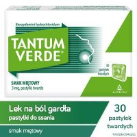 TANTUM VERDE smak miętowy 3 mg 30 pastylek