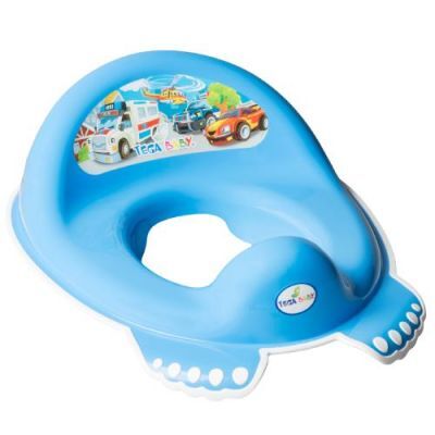 TEGA BABY Nakładka sedesowa dla dziecka antypoślizgowa Auta niebieska, 1szt.