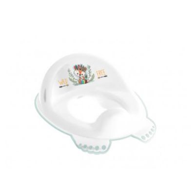 TEGA BABY Nakładka sedesowa dla dziecka antypoślizgowa DZIKI ZACHÓD biała - lisek, 1 sztuka