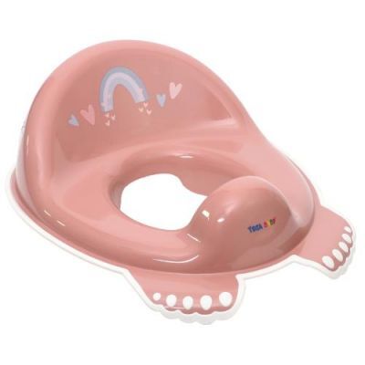 TEGA BABY Nakładka sedesowa dla dziecka antypoślizgowa Meteo Różowa, 1szt.