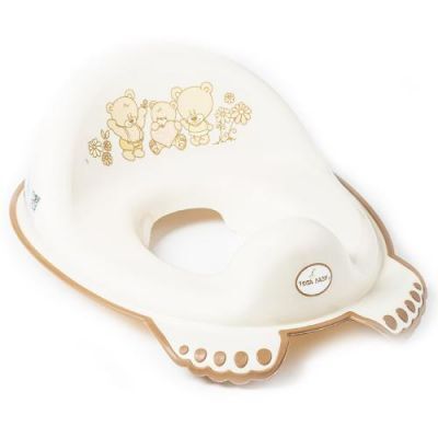 TEGA BABY Nakładka sedesowa dla dziecka antypoślizgowa  Miś beżowa, 1szt.