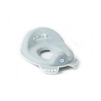 TEGA BABY Nakładka sedesowa dla dziecka antypoślizgowa SOWA szara, 1 sztuka