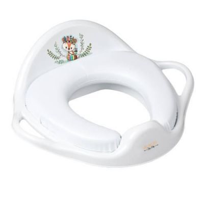 TEGA BABY Nakładka sedesowa dla dziecka miękka DZIKI ZACHÓD biały lisek, 1 sztuka