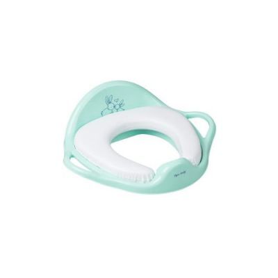 TEGA BABY Nakładka sedesowa dla dziecka miękka KRÓLICZKI zielona, 1 sztuka