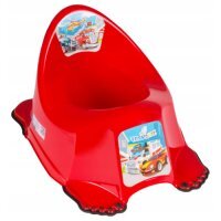 Tega Baby Nocnik antypoślizgowy Auta czerwony