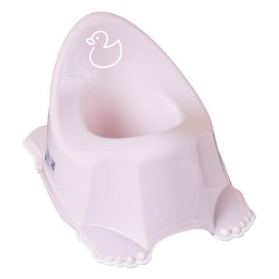 TEGA BABY Nocnik antypoślizgowy KACZKA jasnoróżowa, 1 szt.