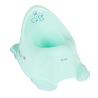 TEGA BABY Nocnik antypoślizgowy KRÓLICZKI jasnozielony, 1 szt.