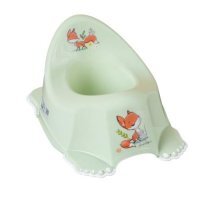TEGA BABY Nocnik antypoślizgowy Leśna Opowieść jasnozielony, 1szt.