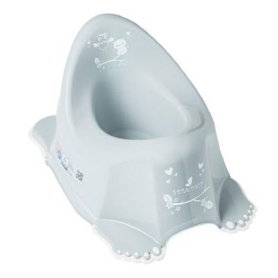 TEGA BABY Nocnik antypoślizgowy SOWA szary, 1 szt.