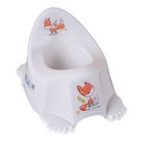 TEGA BABY Nocnik antypoślizgowy z pozytywką LEŚNA OPOWIEŚĆ jasnobeżowy, 1 szt.