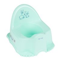 TEGA BABY Nocnik ECO KRÓLICZKI jasnozielony, 1 szt.