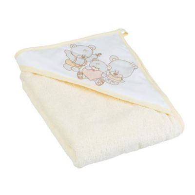 TEGA BABY Okrycie kąpielowe MIŚ Beżowy 80x80cm, 1szt.