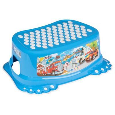 TEGA BABY Podnóżek antypoślizgowy AUTA niebieski, 1 szt.