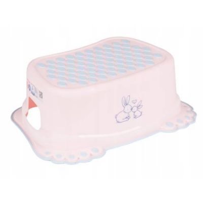 TEGA BABY Podnóżek Antypoślizgowy KRÓLICZKI jasnoróżowy, 1szt.
